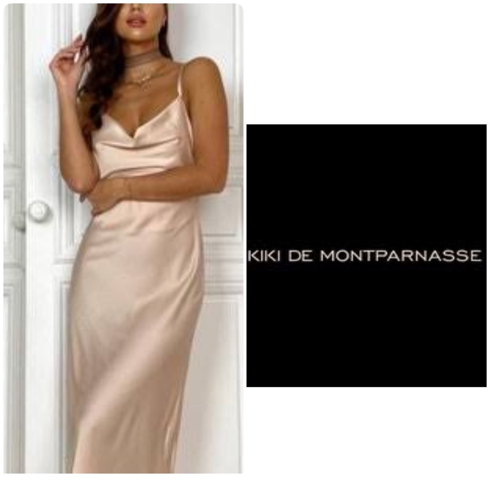 ‼️WOW‼️Kiki Montparnasse ‼️Gold Dress with Elegant Design